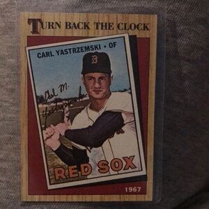 Carl Yastrzemski 1987 Topps error card
